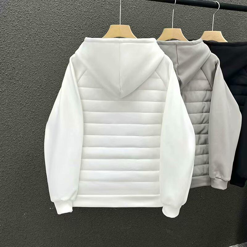 Unisex 2025 Lightweight Cotton Patchwork Hooded Jacket - Comfortable, Casual, Versatile Outerwear