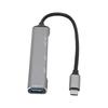 USB C Hub 5 in 1 Plug and Play Type C Hub Metal Electronics Type C Docking Station USB C Adapter for Windows for Linux