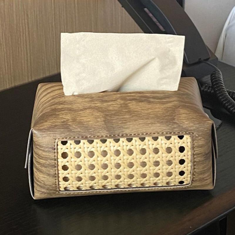 Leather Tissue Box Vintage Living Room Storage Boxes Creative House Accessories Interior Home Tissue Boxe Luxury Design Boxes