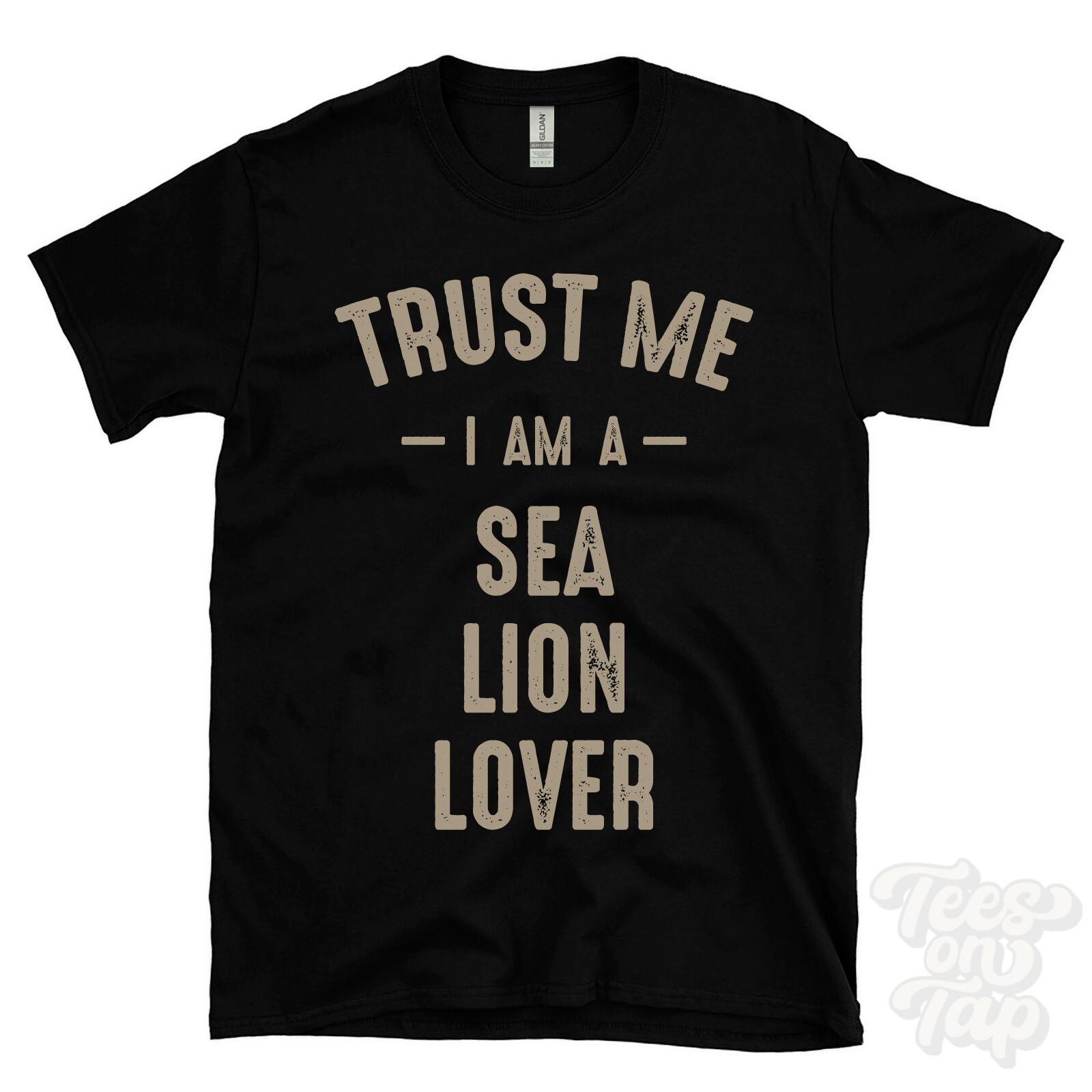 Sea Lion Lover Funny T-Shirt L
