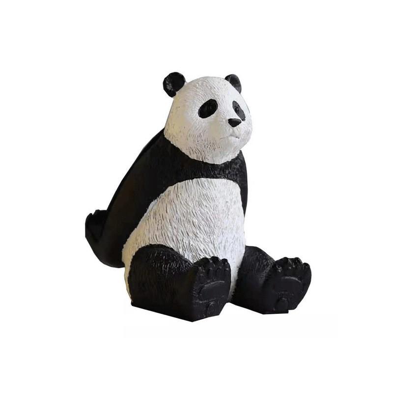 Creative Giant Panda Phone Holder - Cartoon Animal Stand and Cute Desktop Ornament
