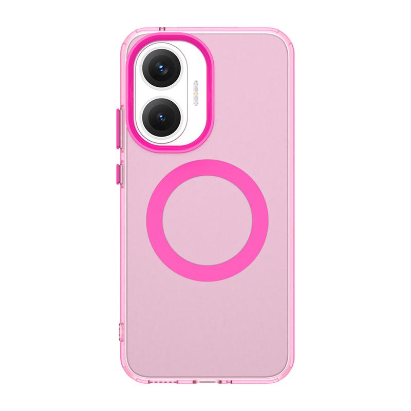 Transparent Case For Xiaomi Poco F7 Case Poco F7 Ultra F7 Pro Magnetic Adsorption Wireless Charge Back Cover For Poco F7 Case