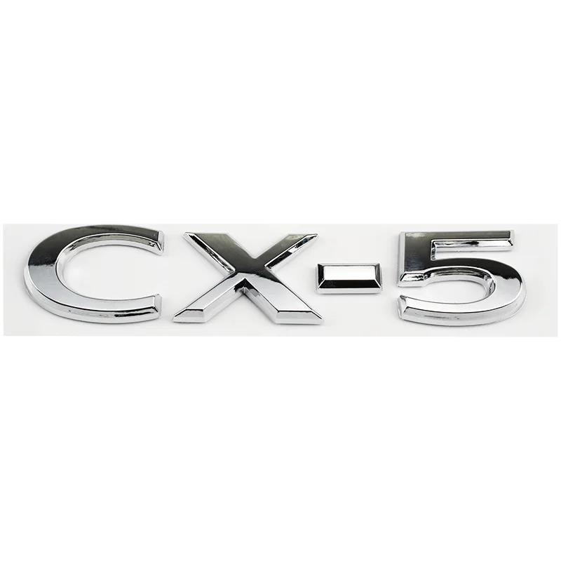 1Pc ABS Car Rear Trunk Words Letters Logo Badge Emblem Decals Sticker For CX4 CX5 CX7 Body Decoration Accessories