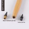 Wooden Eternal Pencil No Sharpening Unbreakable Endless Writing Sketching for Kids Art School Office Supplies Stationery