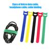 15Pcs Home Reusable Magic Tape Earphone Data Cable Strap Ties Winder Organizer