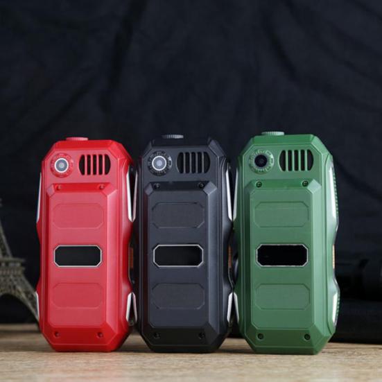 Seniorentelefon Dual-SIM-Steckplatz Starke Taschenlampe Klare Kamera Lange Standby-Zeit Mehrsprachig