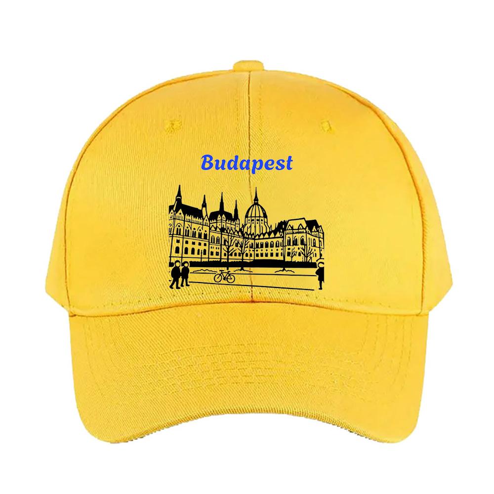Budapest Parliament Baseball Cap Woman Men Summer Casual Sun Hat Adult Adjustable with Curved Brim Hiking Fishing Hat