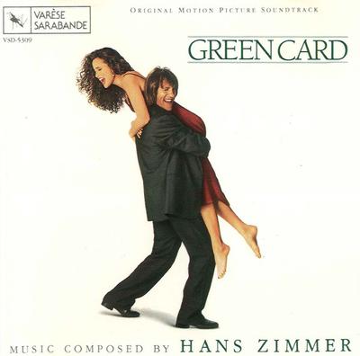 CD HANS ZIMMER - Ost: Green Card  VSD5309 Varèse Saraband 1991 Germany Soundtracks & Musicals Used