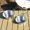 Portable 304 Stainless Steel Camping Cup: Outdoor Folding Sierra Cup for Coffee, Noodles, and Rice