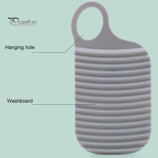Plastic Washboard for Laundry Portable Mini with Convex Points, Compact Non-Slip Scrub Small Board Board, Hand-held Supplies Collars Cuffs Socks