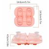 Penguin Shape Ice Tray Mold Non-Stick Reusable Ice Cubes Silicone Whiskey Ice Penguin Mold Kitchen Accessories