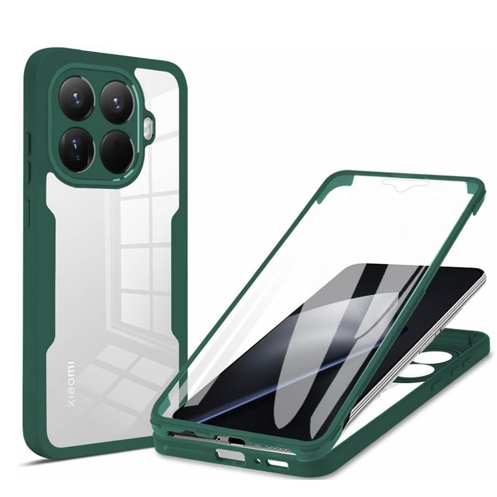 Full Body Case For Xiaomi 15T Pro 14T 15 13T Pro 14 12T 11T 360 Degree Transparent Cover Bult-in Screen Protector Flim