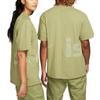 Nike Short-Sleeve Letter Print Loose Fit T-Shirt Unisex Tops Amber-Green FD7856-334