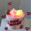 Easter Bunny Light Mini Panda Led Lamp Kawaii Bedside Lamps Festival Gifts Desk Ornament Home Decor Children'S Day Gift