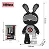 Hot 8000Pcs Diamond Particles Assembling Rabbits,Puzzle Building Blocks Toys Boys And Girls Christamx Gift Home Ornament 55Cm