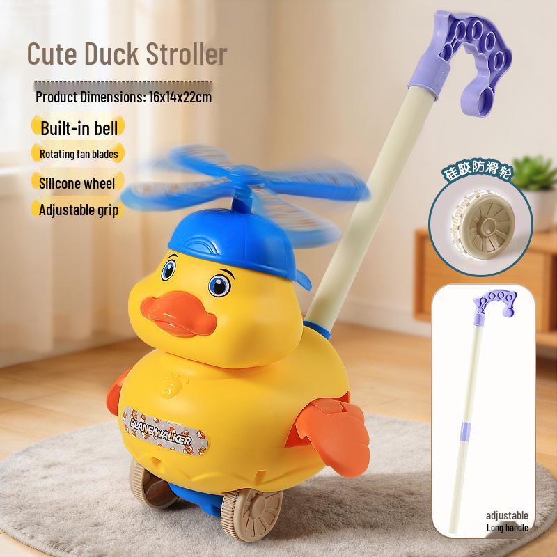 Charming Duck Push-Along Toy for Toddlers