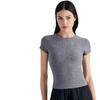 Women's Slimming Waist Yoga T-Shirt - Comfortable Short Sleeve Casual Gym and Yoga Top