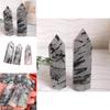 Unique Natural Black Tourmaline Crystal Obelisk Quartz Point Healing Decor Perfect For Spiritual Growth