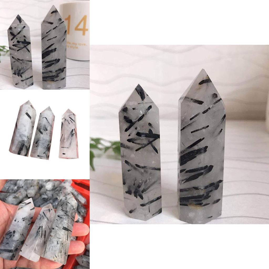 Unique Natural Black Tourmaline Crystal Obelisk Quartz Point Healing Decor Perfect For Spiritual Growth
