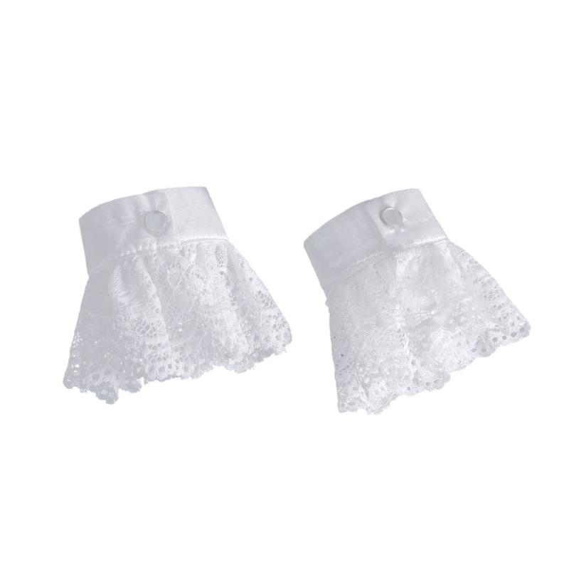 

Кружевной воротник многоразового использования Винтажный викторианский костюм Декоративный воротник для шеи для сценических исполнителей и любителей костюмов