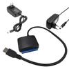 1 Set 3.5/2.5 Inch Ssd Hdd Hard Drive Disk Converter Sata To Usb 3.0 Adapter Cable Support Uasp 12V Us Eu