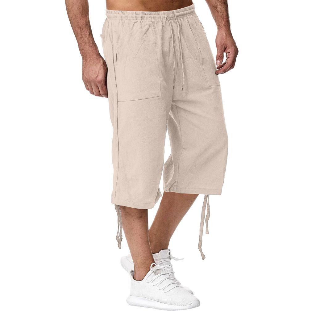 Men'S Casual Cotton And Linen Sports Pants, 70% Casual Pants