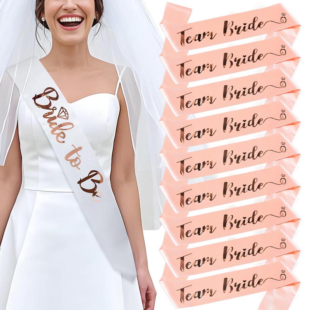 Cross-Border Bride Shoulder Set: Team Bride Bachelorette Sashes & Straps