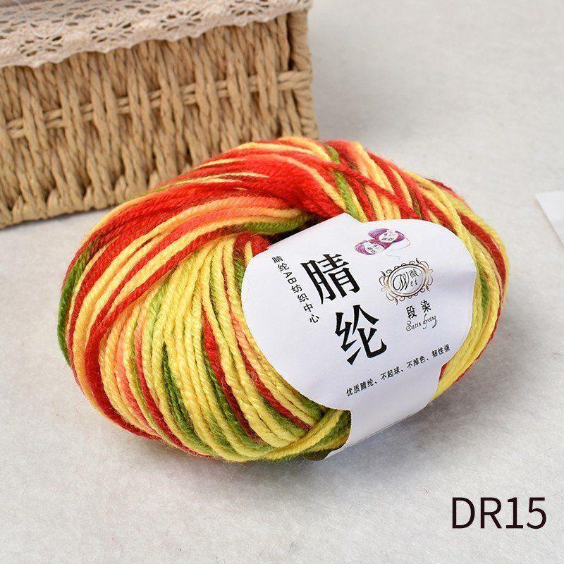 Scarf Thread, Wiring, Table Tennis Yarn, Doudou Thread, Dotted Yarn, Hand-Woven Colored Ball Doudou Wool, Stick Needle Thread