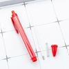 10Pcs Retractable Ballpoint Pen Plastic Ballpoint Pen Press to Open Close Ergonomic Grip Writing Pen for Students