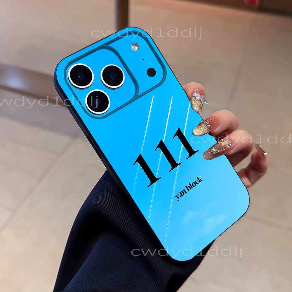 Y-Yan Block 444 111 Phone Case For iPhone 17,16,15,11,12,14,13 Pro Max Mini XS,XR,7 Plus 16E Air Shockproof Soft Cover