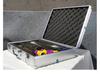 KTV Stage Portable Aluminum Carrying Case for Wireless Handheld Microphones - Shockproof & Drop-proof Protection