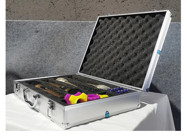 KTV Stage Portable Aluminum Carrying Case for Wireless Handheld Microphones - Shockproof & Drop-proof Protection