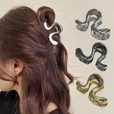 Alloy Irregular Crab Claw DIY Hair Styling Women's Ponytail Clip Hair Accessories  Hair Styling