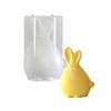 Heat Resistant Rabbit Candle Mold Nonstick Mould for Artistic Home and Event Decoration Flexible Silicone Form
