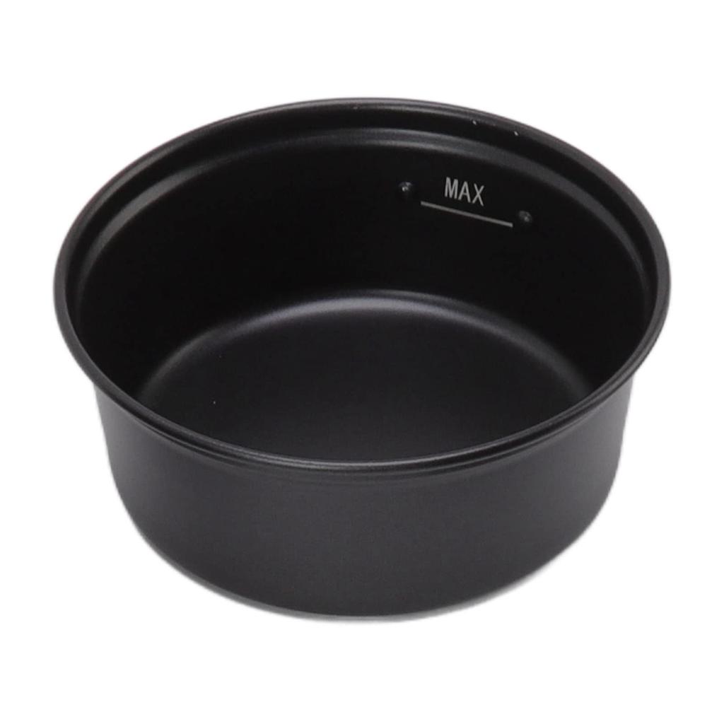 Open Fire Cookware Black Stackable Camping Pot Prevent Sticking Aluminum Alloy BBQ