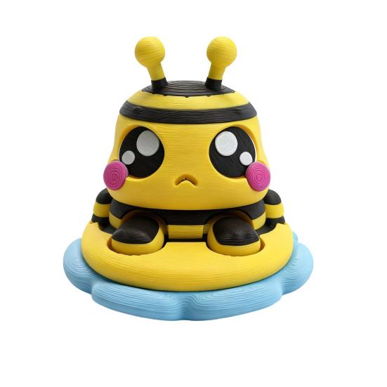 

1/3Pcs 3D Printed Animal Clicker Toy Cartoon Mouse Frog Bee Decompression Button Fidget Toy Anxiety Stress Relief Desk Toy Honeybee