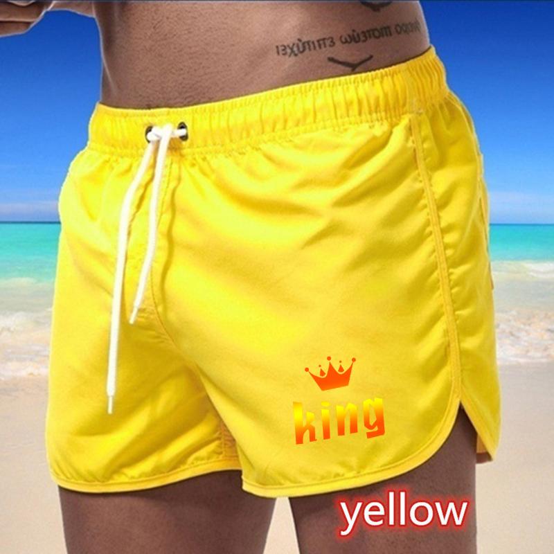 BBK-12 2025 Summer Men's Quick-Drying Swim Trunks Sports Pants Swimwear Beach Shorts Jogging Shorts