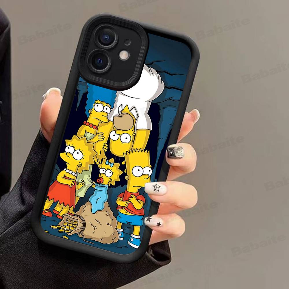 Funny Cartoon S-Simpsons For IPhone 17 16 15 14 13 12 11 Pro Max Plus Phone Case Covers