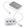 USB 3.0 Hub Card Reader 7-In-1 MS SD M2 TF Multi-in-1 Memory Adapter with 5Gbps Data Transfer Speed Overvoltage Protection for Windows