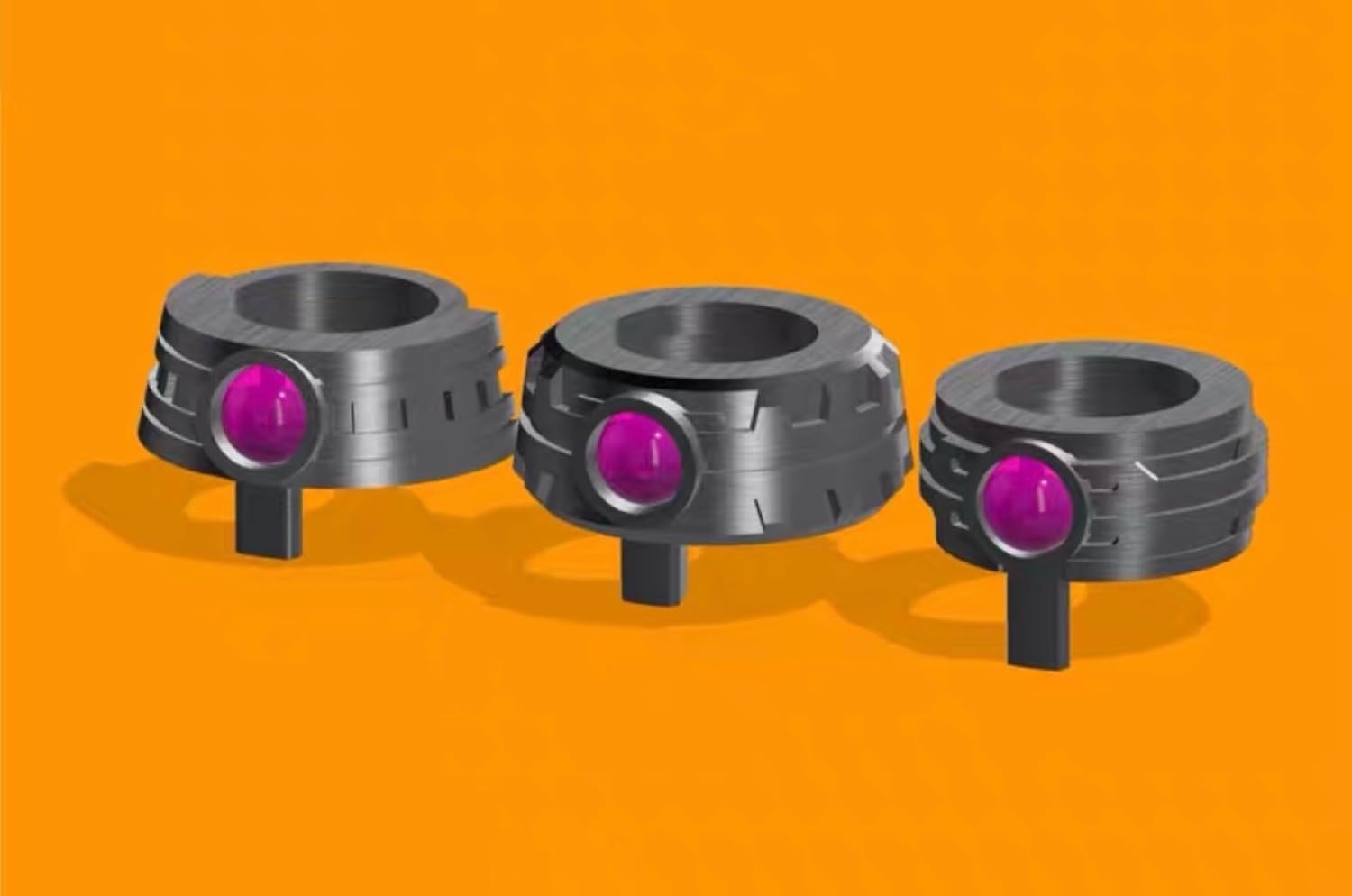 

HGUC MS Modification Monoeye Detail-Up Parts Made of 3D Printed PLA (HG 1/144 Zaku D-02, 6 pieces)