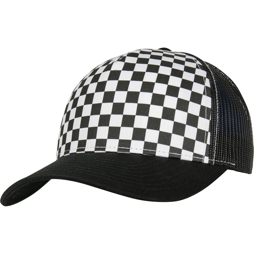 Flexfit by Yupoong Checkerboard Retro Trucker Cap