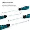 Heavy-Duty Screwdriver Set: Phillips & Flathead, Dual-Use Specialty Tool with Two-Color Handle