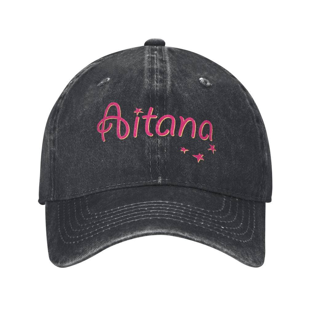 2026 Washed Baseball Cap Butterfly Aitanas Spanish Singer Summer Hip Hop Hats For Unisex-Teens Cool Hiking Fishing Sun Snapback