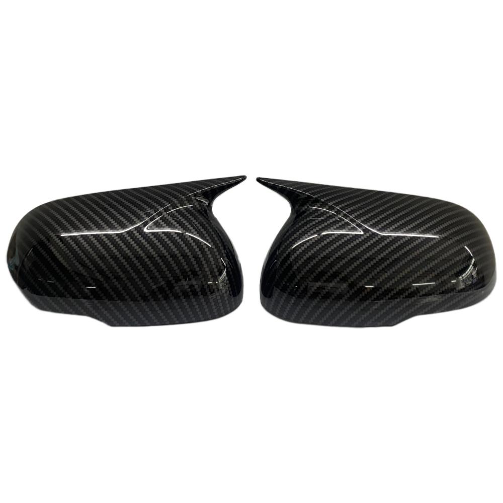 For Kia Picanto 2012-2025 with Light Car Rearview Side Mirror Cover Wing Cap Exterior Door Rear View Case