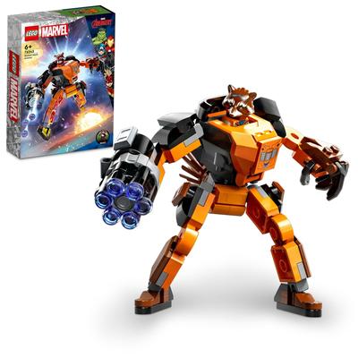 LEGO Super Heroes Rocket Mecha Suit Toy Present Block Boys Girls Children 5 Years Old 6 Years Old 7 Years Old 8 Years Old Elementary School Student