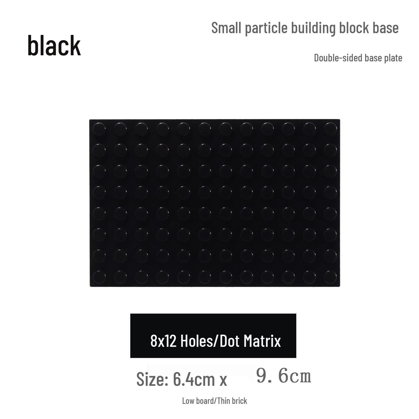 

CrossMOC 8x12 Dots Base Plate: Compatible with Lego Building Blocks for Science Education and Assembly Projects 1 piece