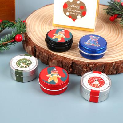1:12 Dollhouse Miniature Christmas Cookies Biscuit Candy Gift Box Tin Box Model Home Living Scene Decor Toy