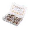 122PCS Metric Threaded Insert Carbon Steel Galvanized Female Male Thread Furniture Bolt for Closet