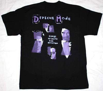 Maglietta Vintage Depeche Mode SONGS OF FAITH AND DEVOTION Tutte le Taglie dalla S alla 5XL