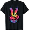 2026 New Cotton Summer Love 60s Style Tie Dye Hippie Costume Shirt Style Shirts for Unisex Casual Tops Print Streetwear Tshirts